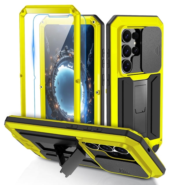 Case For Samsung Galaxy S26 Ultra, Magnetic Shell With Slide Camera Wireless Charging Kickstand Cover