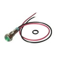 thumbnail image 4 of Fuente de Alimentación de Señal de 24v 6mm Llevó Lámpara de lámpara Indicadora , Verde 24V Verde shamjiam Luz indicadora de metal LED, 4 of 8