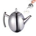 thumbnail image 4 of 1.5L Belly Shape Thicker Tea Pot Linner With Filter Design Water Kettle 304 Stainless Steel Tea Kettle, 4 of 9