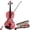Pink 1/8, variant on 1/8 Acoustic Violin Case Bow Rosin, Pink