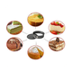thumbnail image 3 of Molde redondo para hornear pasteles a prueba de fugas con molde para hornear pasteles redondo con fondo extraíble (7 pulgadas), 3 of 4