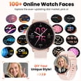 thumbnail image 2 of Mingdaln Smart Watch for Women, with 1.39" HD Answer Make Call/IP68 Waterproof/10 Days Standby, with Fitness Tracker,Smartwatch for Android IPhone Devices（Gold）, 2 of 6