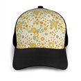thumbnail image 3 of Yiaed Cute Sunflower Print Baseball Cap Dad Hat Polo Style Plain Blank Adjustable Size, 3 of 5