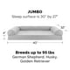 thumbnail image 2 of Furhaven Cama ortopédica para perros grandes con refuerzos extraíbles y funda lavable, para perros de hasta 95 libras - Sofá acolchado - Gris plateado, Jumbo/XL, 2 of 5