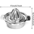 thumbnail image 2 of FrostHike Stainless Steel Citrus Orange Juicer Lemon Lime Fruit Hand Squeezer Kitchen Tool, 2 of 5