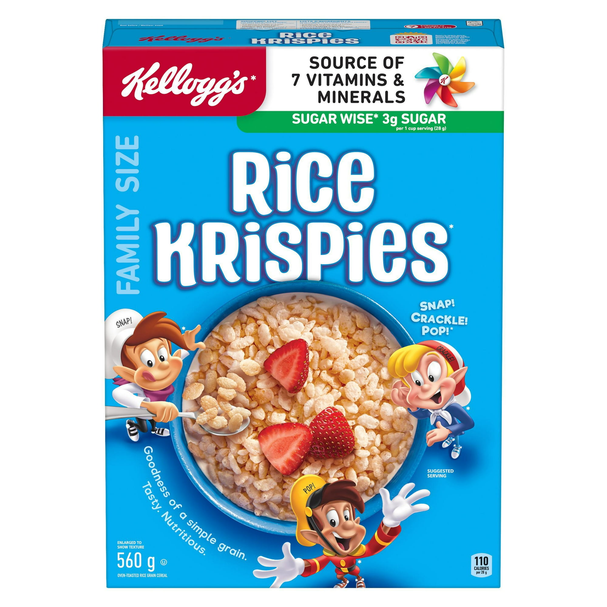 Kellogg s Rice Krispies Cereal Original 560 g Family Size 560G