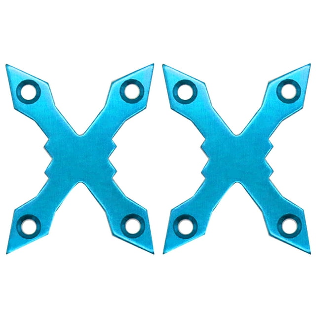 2 Pcs Joint de Protection pour Planche à Roulettes en Alliage d'Aluminium, Joints Longboard en Forme de X pour Couler, Accessoires de Planche à Roulettes