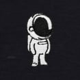 thumbnail image 2 of Dalix Astronaut Embroidered Shorts Washed Soft Fleece Relaxed Drawstring Pocket Fit Lounge Womens in Black XS X-Small, 2 of 5
