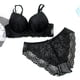 thumbnail image 5 of HongQid Womens Wired Bras Matching Bra And Panty Set Comfortable Push Up Bra Underwire Bra Full Support Lift Bralette Everyday Seamless Bras, 5 of 5