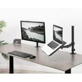 thumbnail image 2 of Single Laptop Notebook Desk Mount Stand - Fully Adjustable Extension with C Clamp (STAND-V001L), 2 of 8
