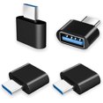 thumbnail image 1 of Paquete de 4 adaptadores USB C a USB OTG CHAO negro, 1 of 5