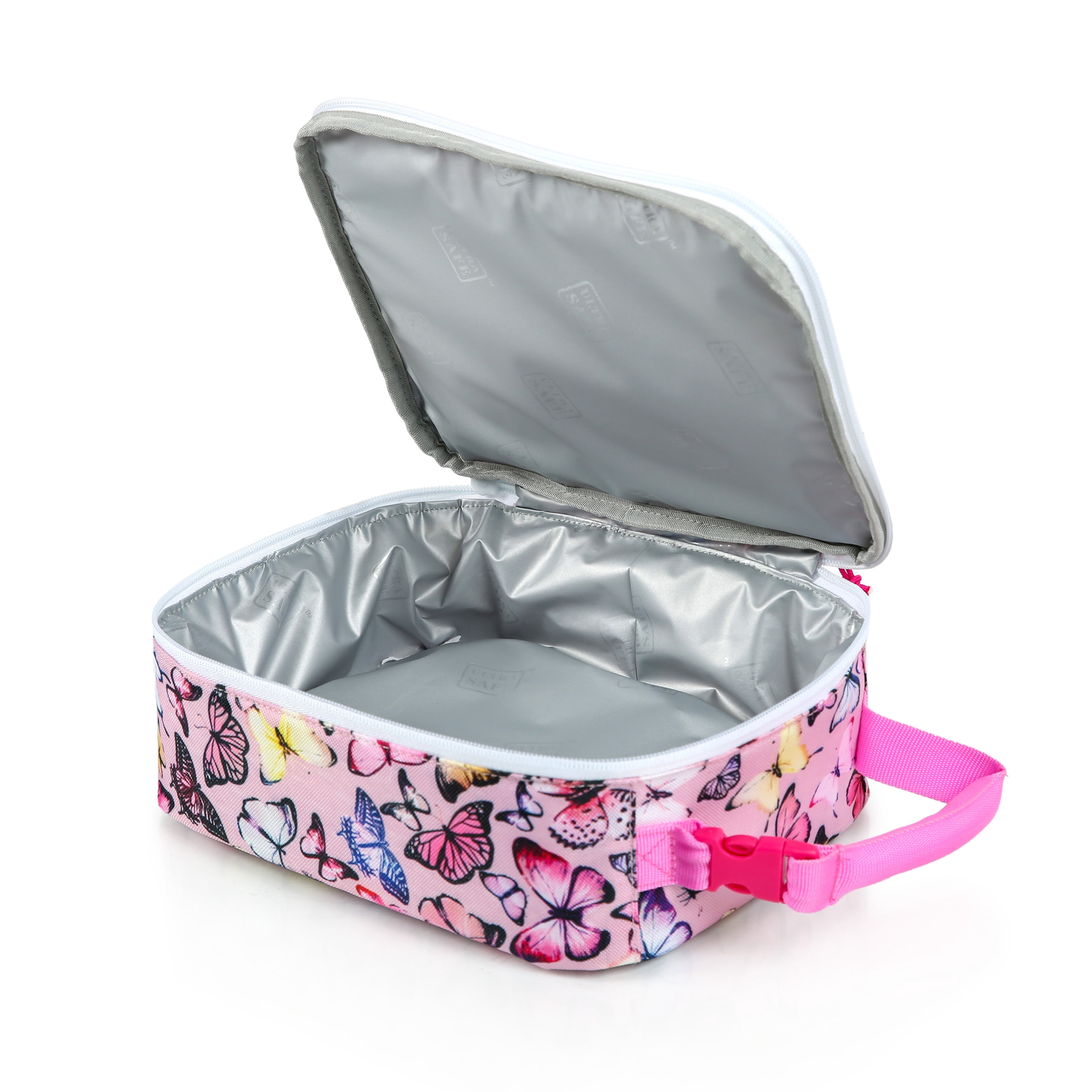 Arctic Zone Kids Classics Utility Reusable Lunch Box with Microban Lining and Ice Pack, Butterfly
