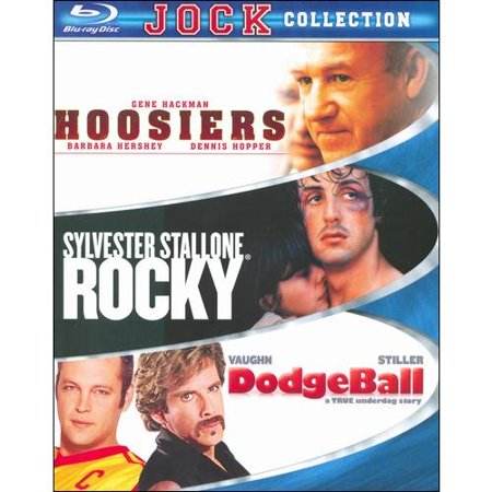 Jock Collection: Hoosiers / Dodgeball: A True Underdog Story (Unrated) / Rocky (Blu-ray) (Widescreen)