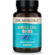 Dr. Mercola, Krill Oil for Kids, 30 Servings (60 Capsules)