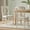 White 579, variant on Mid-Century Modern Counter Stools Set of 2, Faux Leather Tufted Nailhead Trim, Pink Fabric Upholstered Bar Stools for Kitchen Island, 24.5-Inch Seat Height