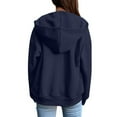 thumbnail image 5 of BDPORKAS Sweatshirt For Women Zip Up Hoodies Jacket Drawstring Casual Long Sleeve Zipper Pullover Y2K Back To School Hoodies Navy, 5 of 5