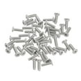 thumbnail image 1 of Unique Bargains M1.6x0.35x5mm Lot de 50 Vis Plates Rondes en Métal pour Machine à Entraînement Phillips, 1 of 5