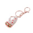 thumbnail image 1 of Rhinestone Charm Colgante Llavero Llavero Bolsa Monedero Monedero Decoración Regalos SELECCIÓN Sunnimix  sombreros de la Navidad llaveros, 1 of 6