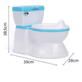 thumbnail image 2 of ntrenador Para Ir Al Baño Para Bebés Con Sonido De Descarga Xtellar Color Celeste, 2 of 3