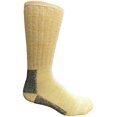 thumbnail image 6 of 6 Pack Wool Socks For Men, Hunting Hiking Backpacking Thermal Boot Socks (Gray/Yellow/Purple Assorted), 6 of 6