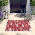 thumbnail image 2 of Red Christmas Village Pattern Flannel Non Slip Door Rugs,Washable Door Mats Indoor,Decorative Door Mats,Dirt-Resistant and Absorbent Doormat for Entrance,Bedroom,Kitchen,Bathroom,31.5x17in(80x43cm), 2 of 4