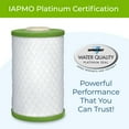 thumbnail image 3 of WaterChef CR65 Countertop Replacement Filter Cartridge, Big Block Filtration, 600-Gallon Capacity, NSF Certified, 3 of 5
