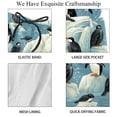 thumbnail image 4 of luoweisi Men's Beach Shorts Quick Dry Swim Trunks with Mesh Lining Penguin L, 4 of 5