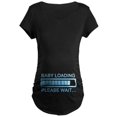 thumbnail image 1 of CafePress - Baby Loading Please Wait Maternity Dark T Shirt - Maternity Dark T-Shirt, 1 of 1