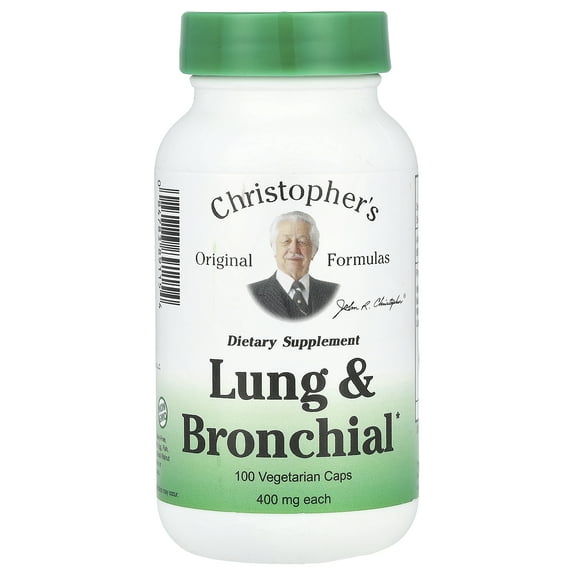 Christopher's Original Formulas Lung & Bronchial, 100 Vegetarian Caps