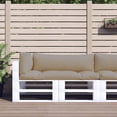 thumbnail image 1 of vidaXL Pallet Cushions 3 pcs Taupe Fabric, 1 of 5