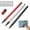 Black, variant on VIVIDCRAFT Red 2in1 Capacitor Resistor Dual-Use Touch Pen E-Book Stylus Tablet Computer Resistive Screen Pen Multi-Function Pen