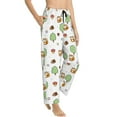 thumbnail image 2 of Uemuo Tree Squirrel Pattern Women's Wide Leg Palazzo Lounge Pants with Pockets Light Weight Loose Comfy Casual Pajama Pants-Large, 2 of 9