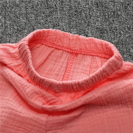 

Cathalem Yes No Pants Toddler Kids Baby Boy Girl Cotton Linen Elastic Basic Long Pants Bloomers Casual Joggers Ripe Pants Pants Pink 18-24 Months