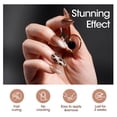 thumbnail image 4 of Gellen Cat Eye Gel Nail Polish, 18ml Gel Polish with Magnet Stick, Magnetic Shimmer Glitter Holographic Nail Polish Soak Off LED Gel for Nail Art DIY, Champagne Brown, 4 of 9