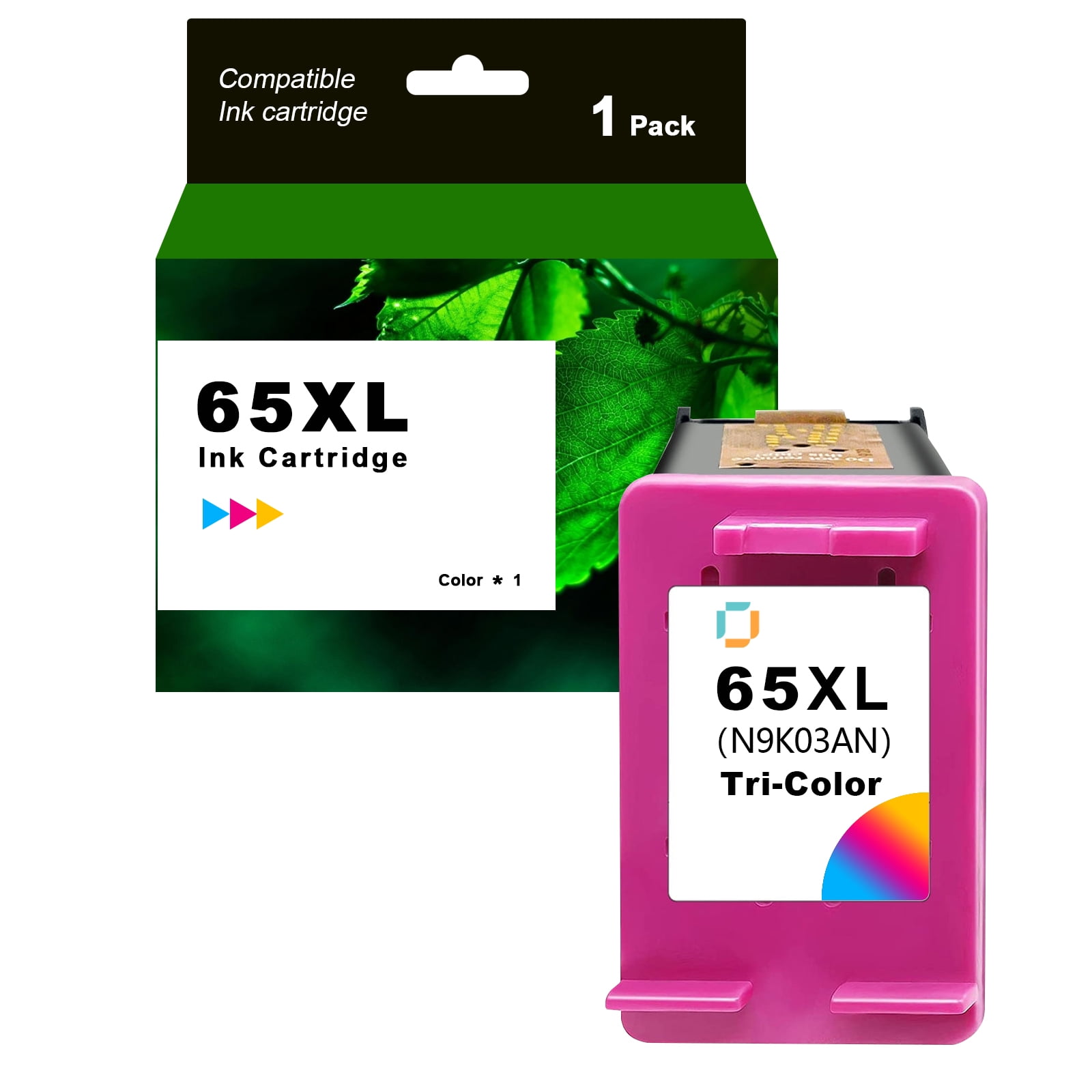 Botella Nitrogeno Cartucho De Tinta De Repuesto De Mayor Rendimiento Para HP 65XL HP65 65 XL Combo De Color Para Envy 5000 5055 5052 5014 5010 DeskJet 3755 3700 3772 3752 2622 2652 2655 2600 2600 26600 26652 Impresora Calculadora Hp