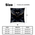 thumbnail image 5 of Bats Pillows Set of 2 | Decorative Covers Pillows with Unique Patterns | Available in 16x16, 18x18, and 20x20 Inches | for Home Decor and Gifting, 5 of 6