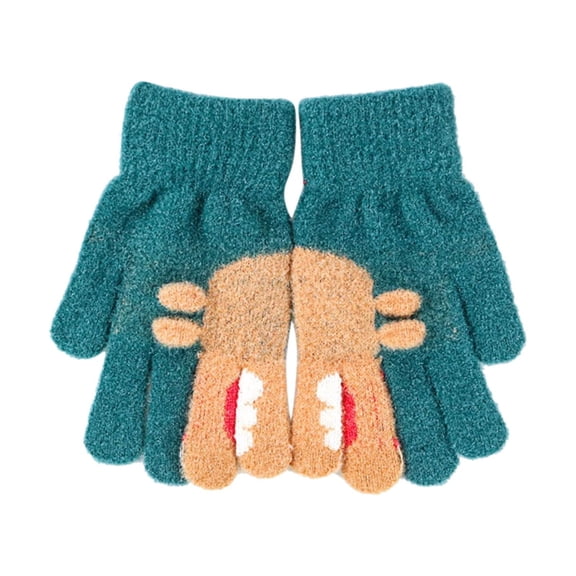 NOKIO Children'S Snow Knitted Winter Gloves Baby Snow Gloves For Kids Girls Boys Winter Snow Ski Gloves Kintted Warm Gloves Thinsulate Kids Gloves Kids' Insulated Snow Gloves