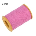 thumbnail image 3 of Hilo elástico Uxcell de 2 piezas 547 Yardas 0.5mm Grosor Hilo de látex para coser a mano, recogiendo, Rosa, 3 of 6