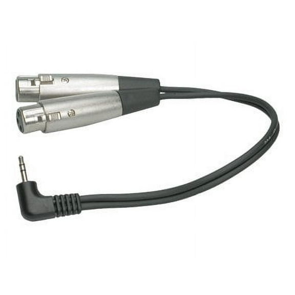 Hosa YXF-247 - Audio cable - XLR3 female to mini-phone stereo 3.5 mm male - 5.9 in - angled connector
