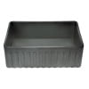 thumbnail image 4 of ALFI brand ABCO3020SB Concrete Color 30 inch Reversible Single Fireclay Farmhouse Kitchen Sink, 4 of 13