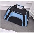 thumbnail image 1 of Pet Backpack Breathable Waterproof Carrying Bag with Adjustable Shoulder Strap Transport Bag Transport Boxes for Cat Dog Blue (L), 1 of 6