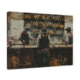 thumbnail image 2 of 12x16 inch Tavern Decor Cowboys On Tavern Canvas Painting,Funny Rustic Tavern,Restaurant,Bar Wall Decor Art Prints & Poster,Oil Painting Canvas For Cowboy Lover Gift,Home Kitchen Decoration, 2 of 6