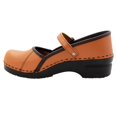 thumbnail image 3 of BJORK Marcella Mary Jane Leather Clogs (Caramel Veg-tan, EU-39), 3 of 7