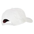 thumbnail image 4 of Camping Hair Don't Care with fire Embroidered Solid Cotton Pro Cap - White OSFM, 4 of 5