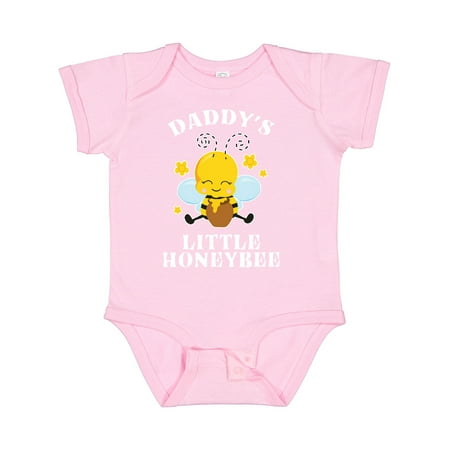 

Inktastic Cute Bee Daddy s Little Honeybee with Stars Gift Baby Boy or Baby Girl Bodysuit