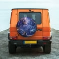 thumbnail image 6 of Naloa Enchanted Forest Stag Gathering PVC Leather Spare Tire Wheel Cover Spare Tire Cover, for Car Truck SUV Camper Trailer Universal Fit(14-17in)-14 inch, 6 of 6