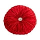 thumbnail image 1 of Sofa Vama Ropa de Cama Cojín redondo de terciopelo con forma de flor de hielo y rueda para sofá, mesita de noche, ventana, futón, calabaza for Navideño, 1 of 4