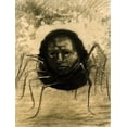 thumbnail image 2 of Redon, Odilon 25x32 Gold Ornate Wood Framed with Double Matting Museum Art Print Titled - The Crying Spider, 2 of 4
