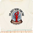 thumbnail image 4 of Inktastic Portland Maine Funny Lobster Lover Girls Toddler Dress, 4 of 5