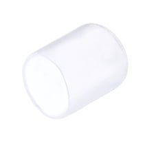 15Pcs Rubber End Caps 19mm(3/4") Vinyl Round End Cap Cover Screw Thread Protectors Clear